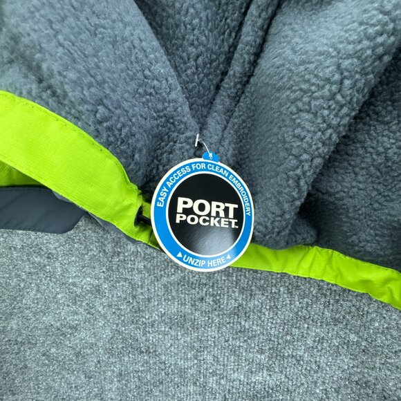 Port Authority Jacket‎ Mens 2XL Waterproof Ripstop Nylon Sherpa Fleece Nootka - Picture 8 of 16